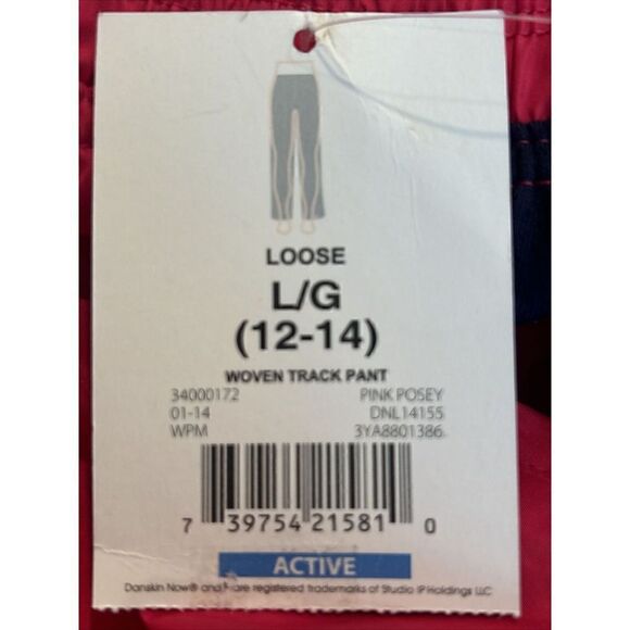 Danskin Now Womens Loose Woven Track Lightweight Athletic Pants Size Large 12 14 - Picture 7 of 7